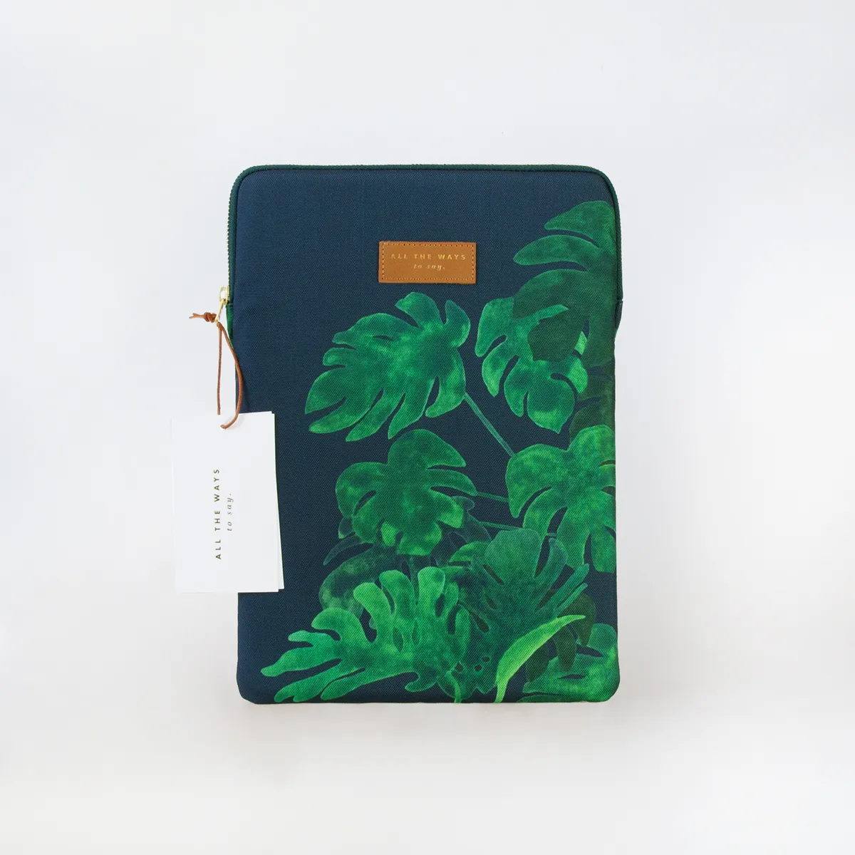 Housse Ordinateur 13′ Monstera