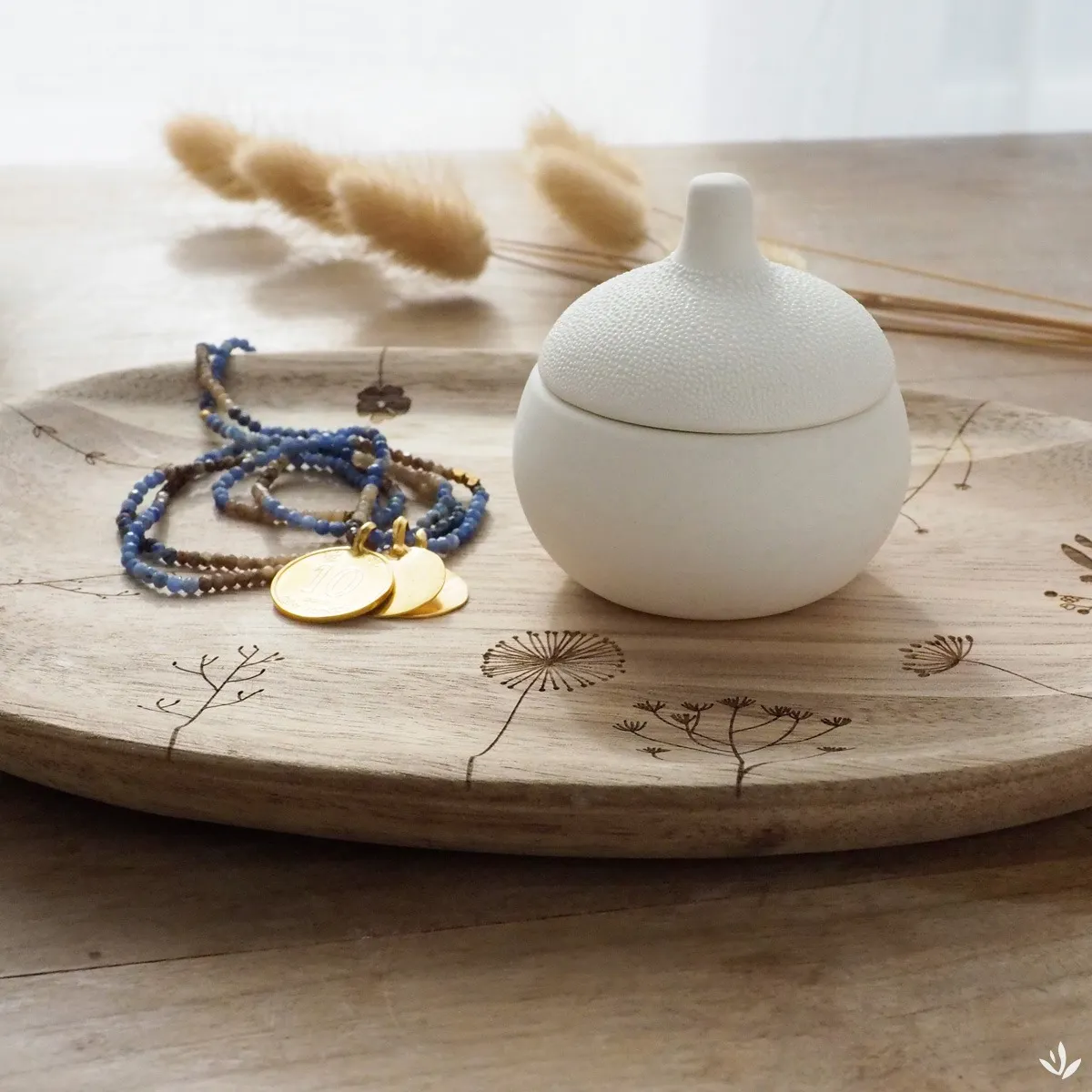 Mini-boîte perlée en porcelaine – Image 2